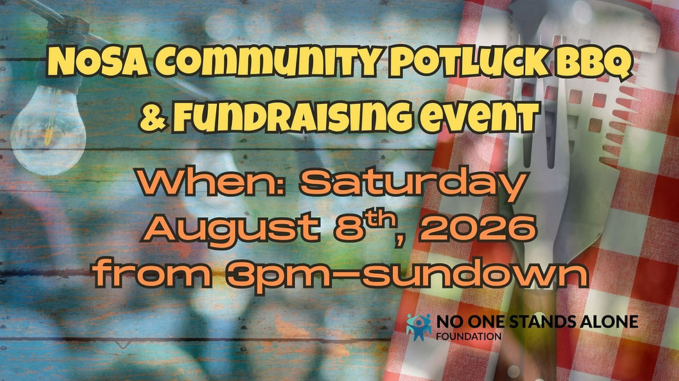 NOSA Community Potluck BBQ and Fundraiser 2026