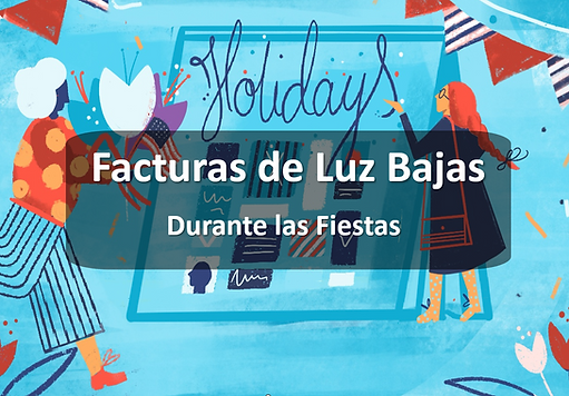 Facturas de Electricidad Bajas para las Fiestas