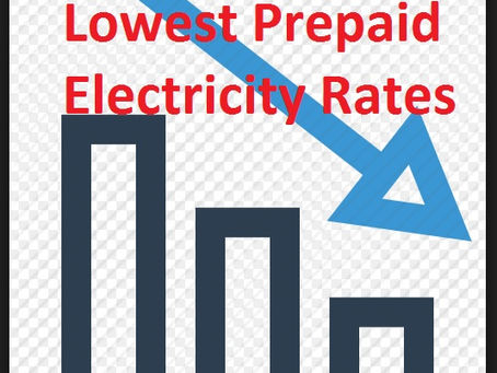 Lowest Prepaid Electricity Rates