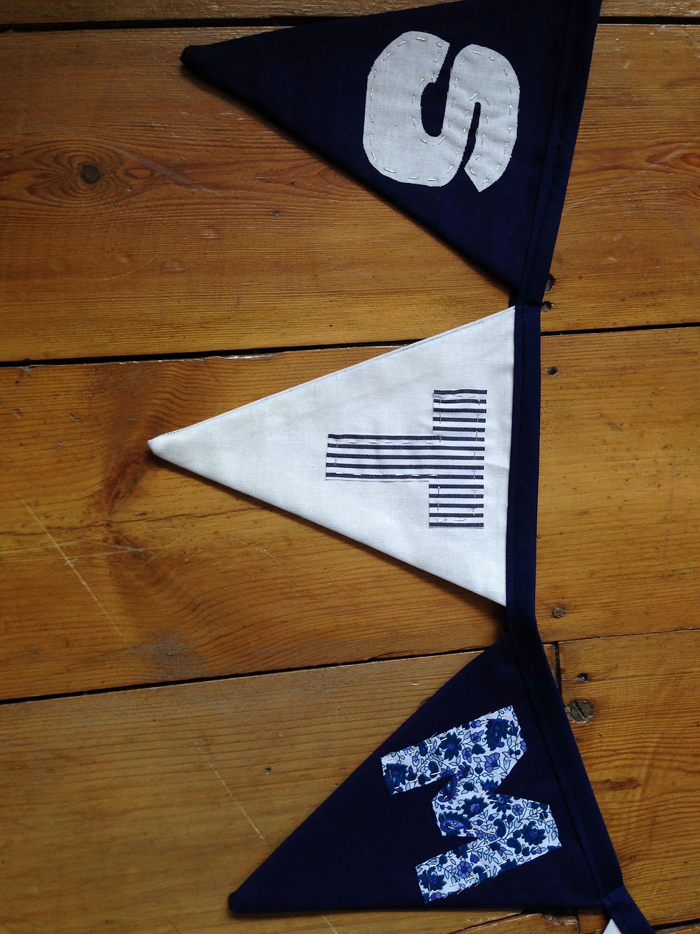 Handmade Bespoke Christmas Bunting