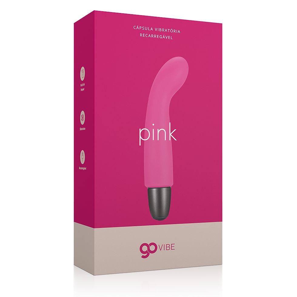 Miniatura: Cápsula Vibratória Pink - Recarregável