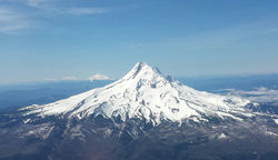 Arial View of Mt Hood
