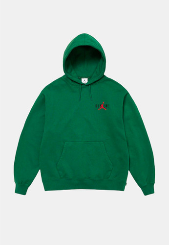 Supreme Jordan Hooded Sweatshirt (FW24) Green | Sneaxters