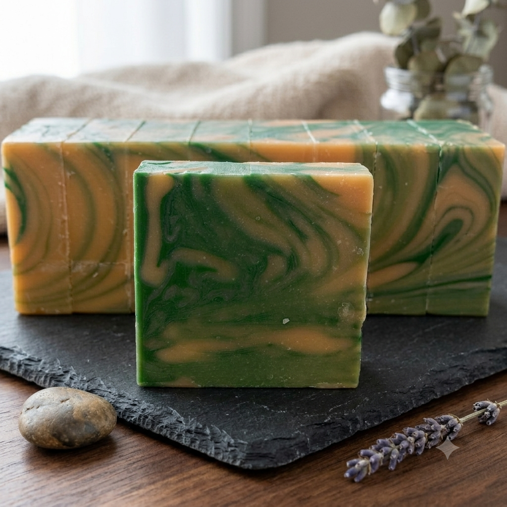 Apple Cantaloupe Soap - handmade natural artisan soap