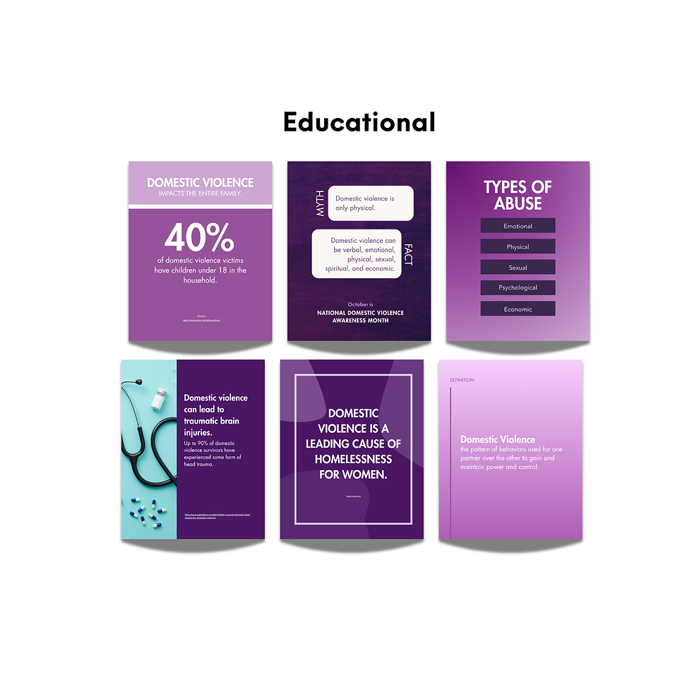 Thumbnail: Domestic Violence Awareness Month Instagram Templates