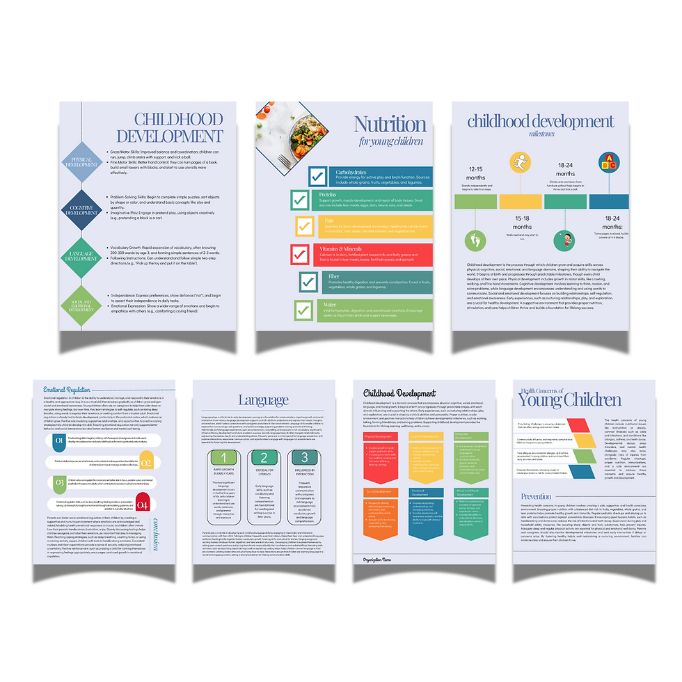 Thumbnail: Fact Sheet Templates