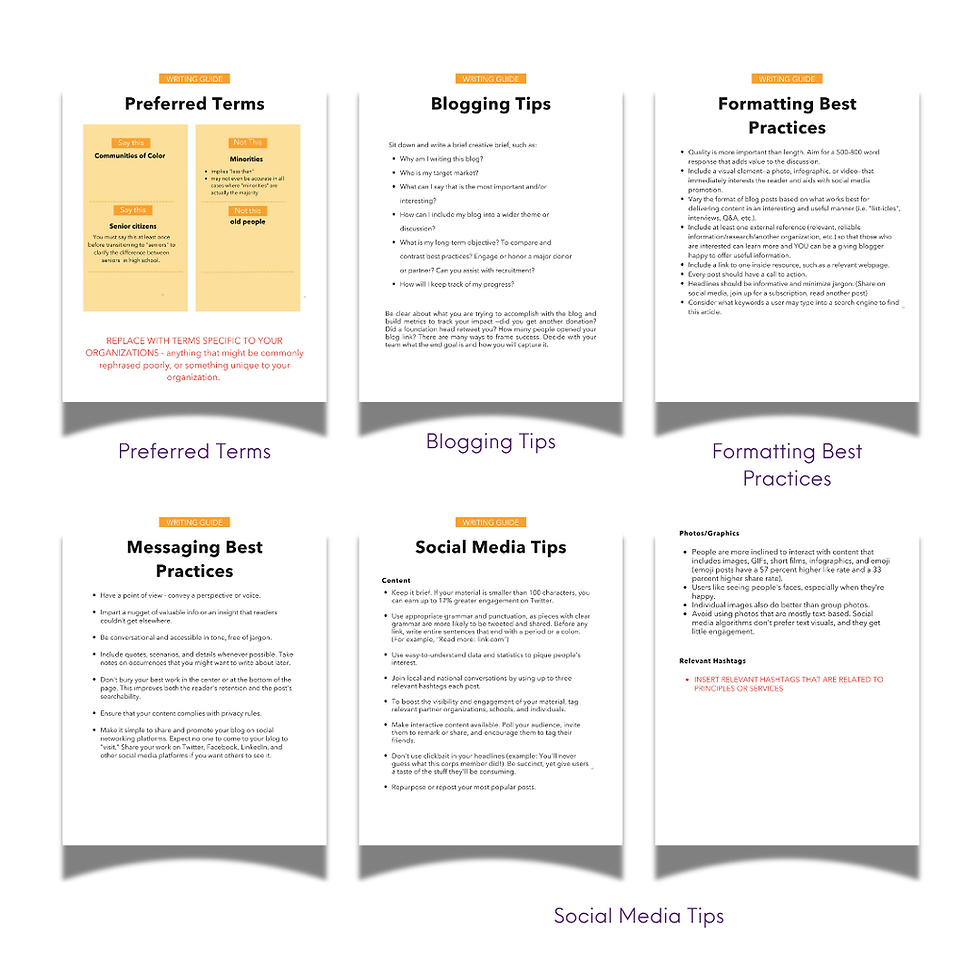 Thumbnail: Nonprofit Brand Standards Template Manual