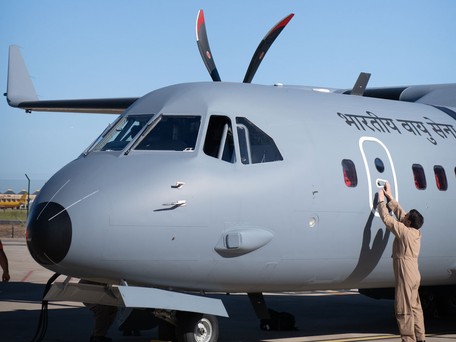 Airbus Delivers First C295 to India