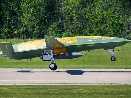 First Successful Test Flight of the US Navy's MQ-25A Stingray Drone