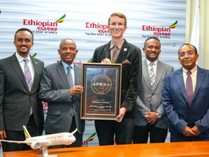 Ethiopian Airlines Named Africa’s Best at 2026 APEX Awards