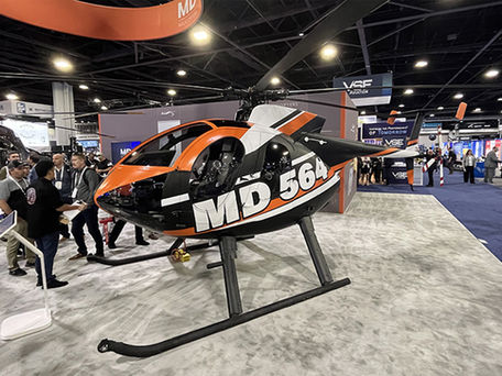 MD Helicopters Unveils Six-Bladed MD 564 Utility Helicopter