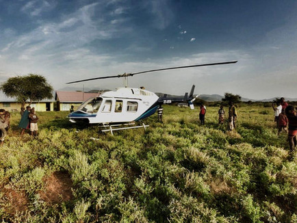 South African Helicopter Operator Manages Locust Swarms in Kenya
