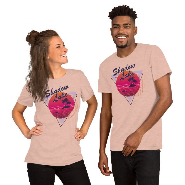 Thumbnail: Short-Sleeve Unisex Shadow Lake Logo T-Shirt (multiple color choices)