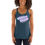 Thumbnail: Women's Splatter Paint Shadow Lake Racerback Tank Top