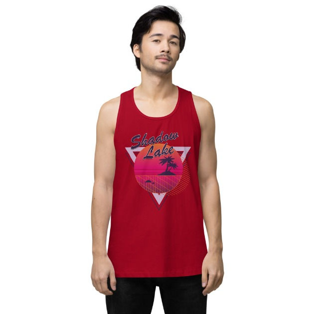 Thumbnail: Men’s Shadow Lake 80's premium tank top (multiple color choices)