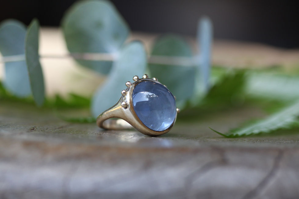 Thumbnail: Santa Maria Aquamarine Talisman Ring