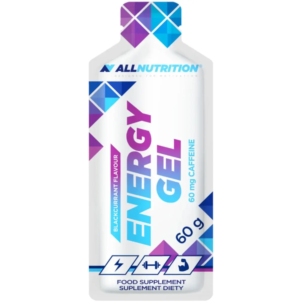 ENERGY GEL 60G + CAFFEINE - BLACKCURRANT FLAVOR