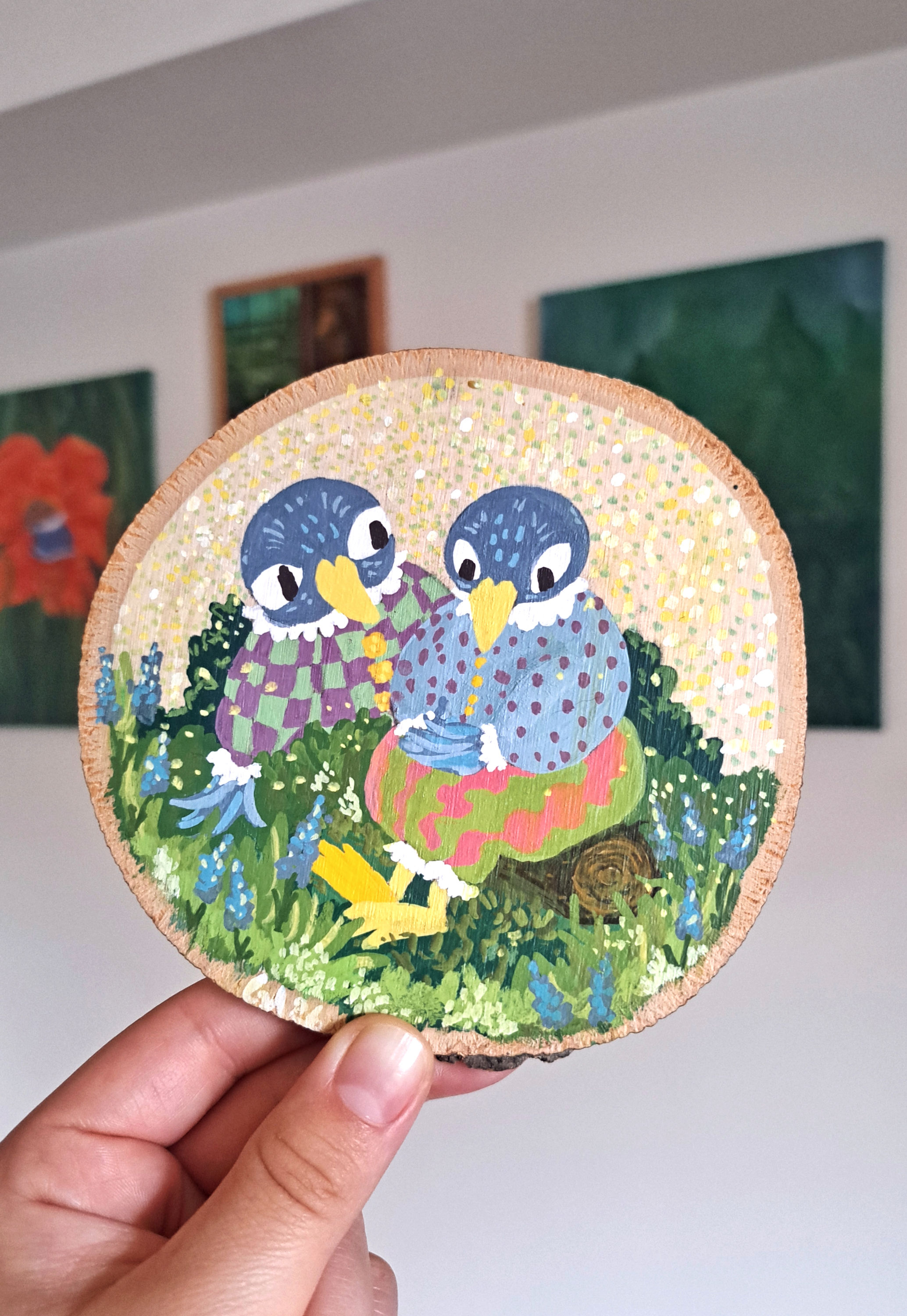 Bird Jesters - Original Painting