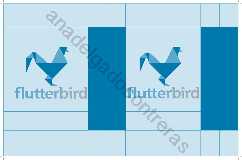 bolsa pajaro azul