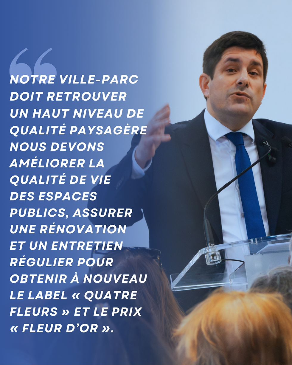 Retrouver un haut niveau de qualité paysagère au Vésinet !