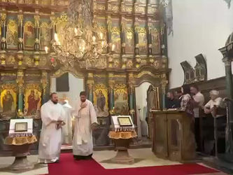 ФОТО-ВИДЕО: Слава преображењске цркве у Сентандреји