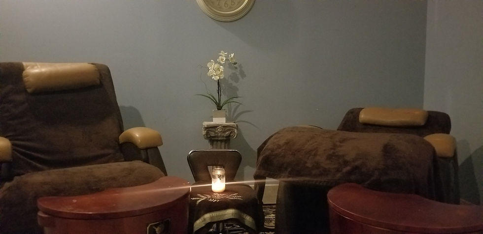 The Zero Gravity Pedicure Room