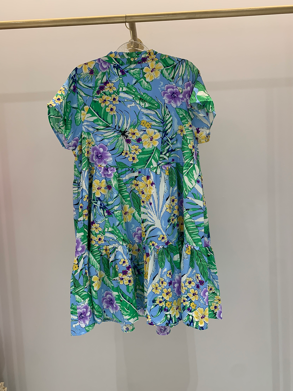 Thumbnail: Tropical Printed Tiered Dress