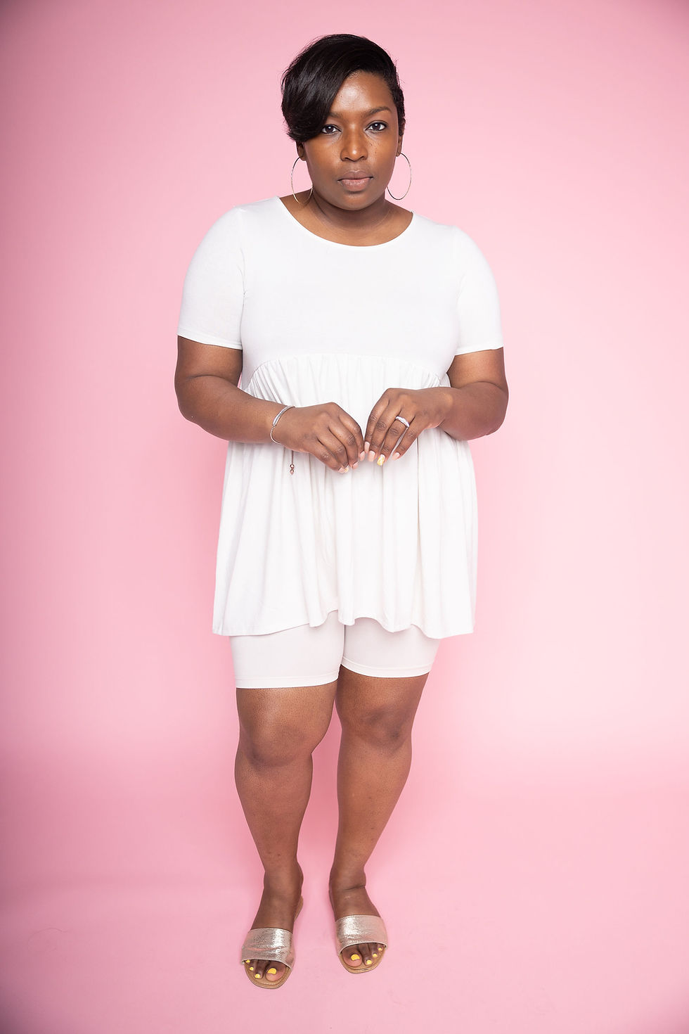 Thumbnail: Bone Baby Doll Short Set