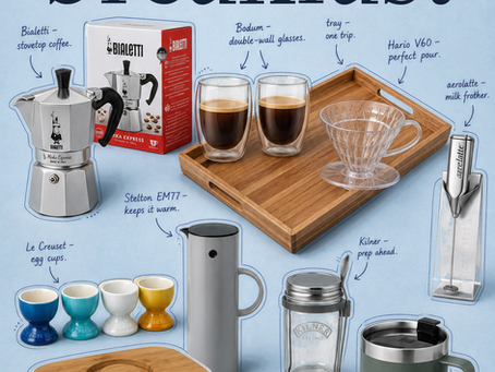 Annotated Hiinghams AI-3D product board for the balcony breakfast kit