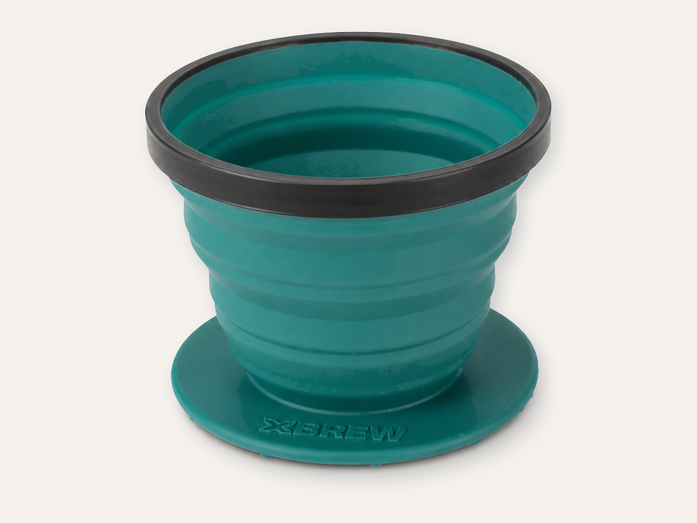Sea to Summit X-Brew Coffee Dripper in three-quarter view.