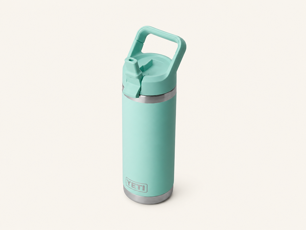 YETI Rambler 18 ounce water bottle with straw cap