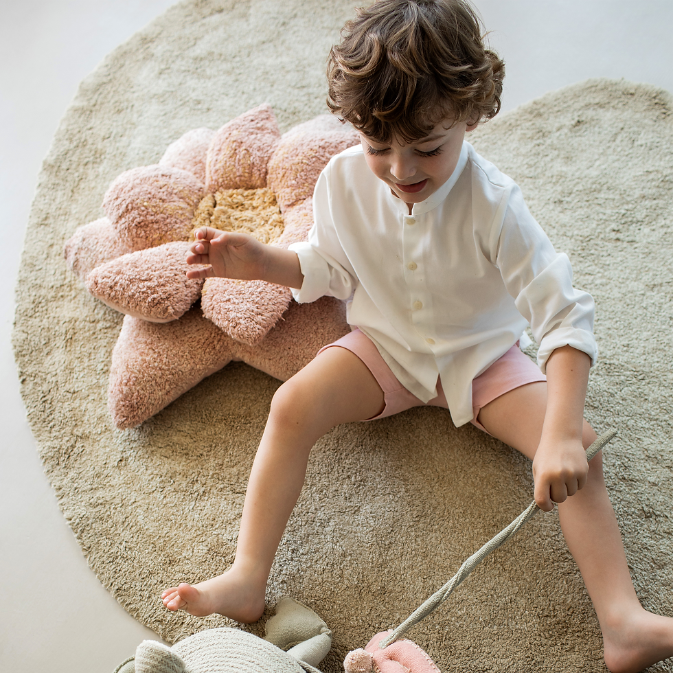 Thumbnail: Puffy Lily Washable Rug