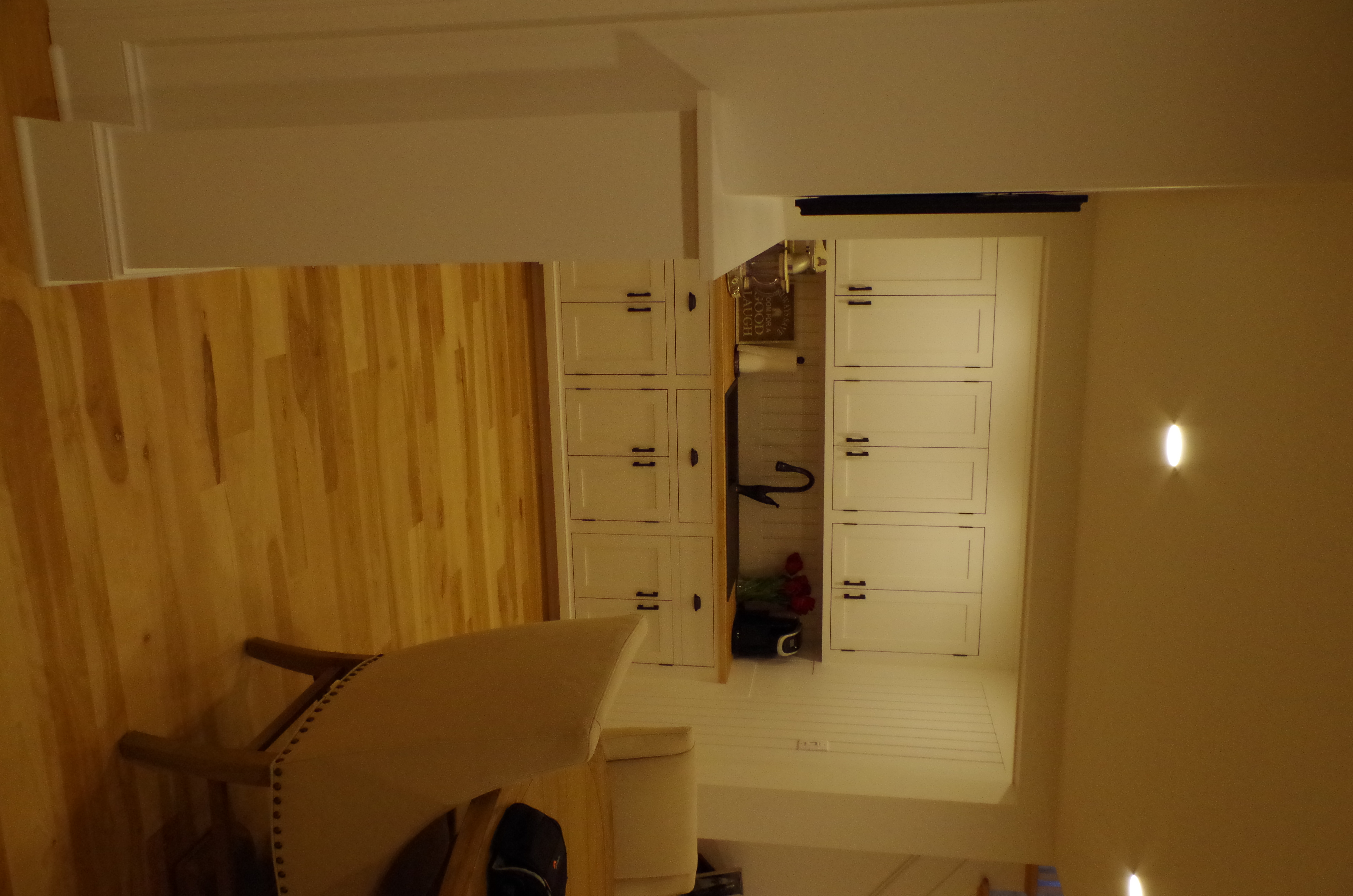 basement kitchen ,shaker