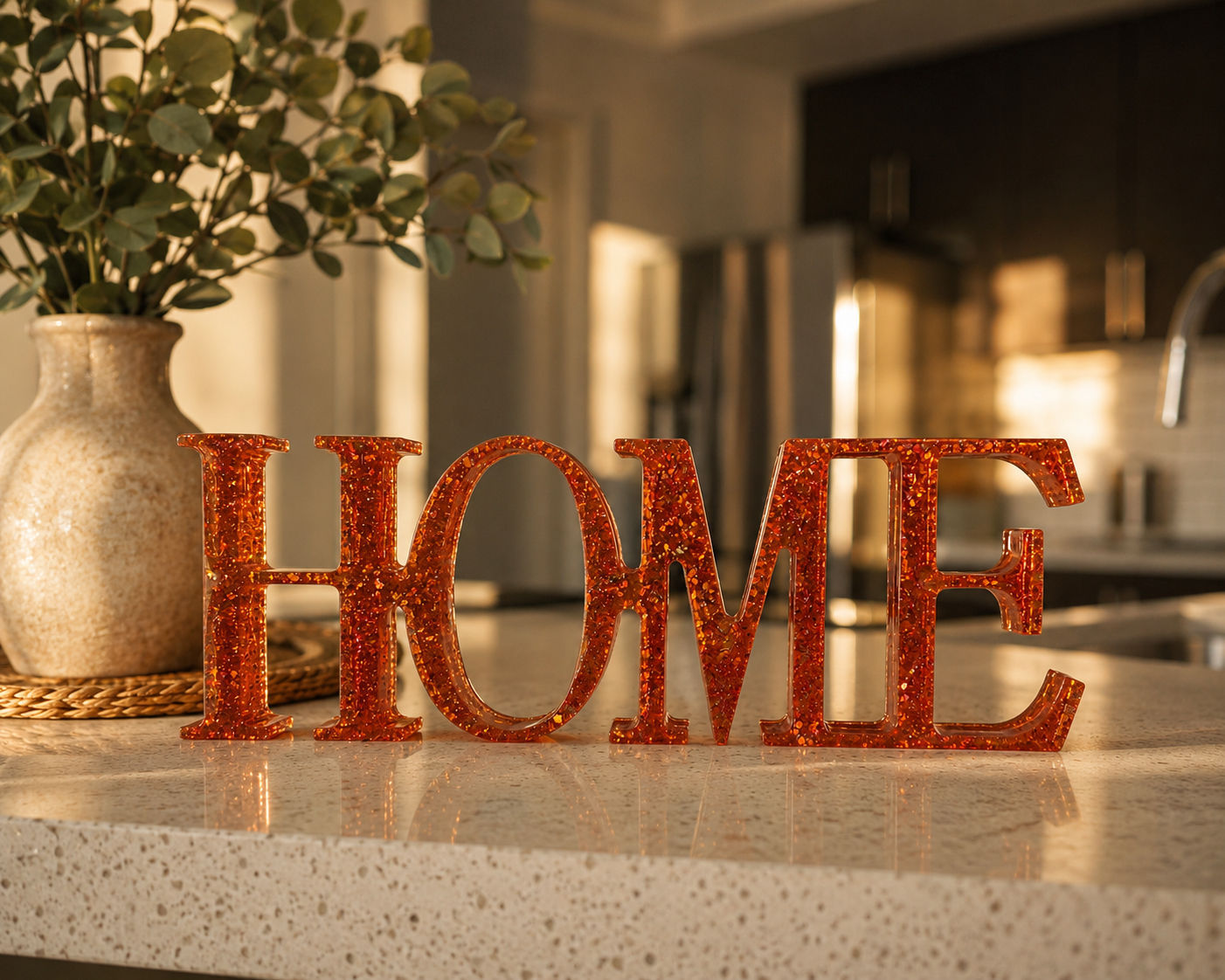 HOME Sign (Orange)