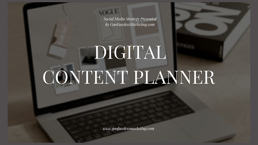Digital Content Planner Software Solution Image