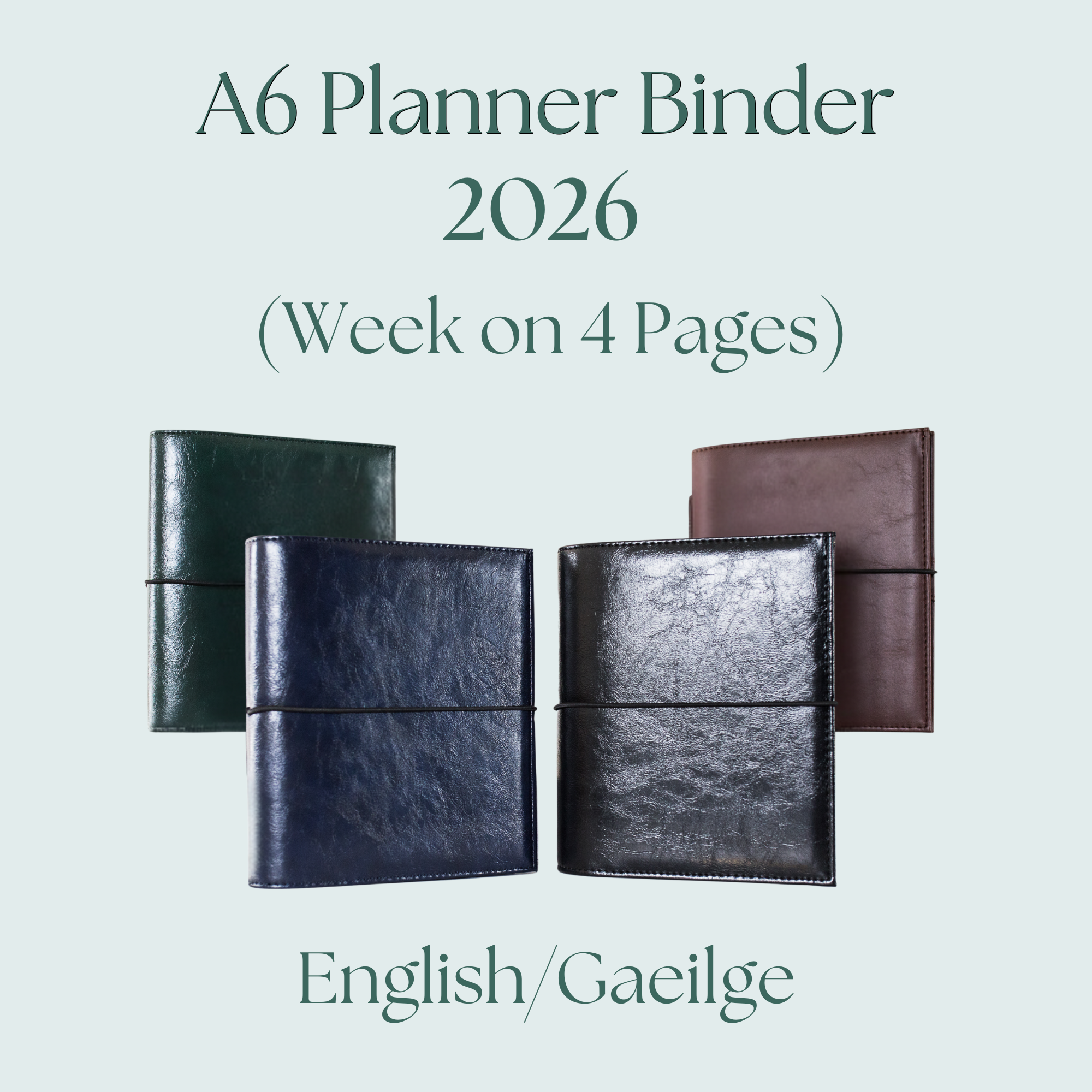 2026 Planner Binder : Week on 4 Page