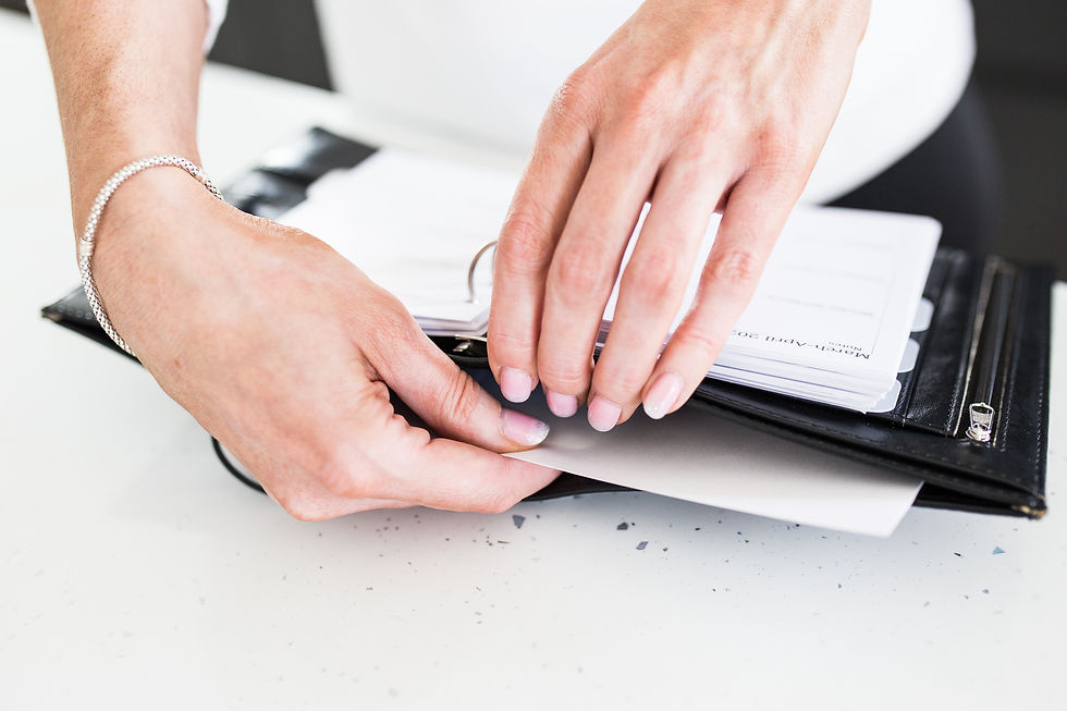 Thumbnail: A6 Green Vegan Leather 6 Ring Binder