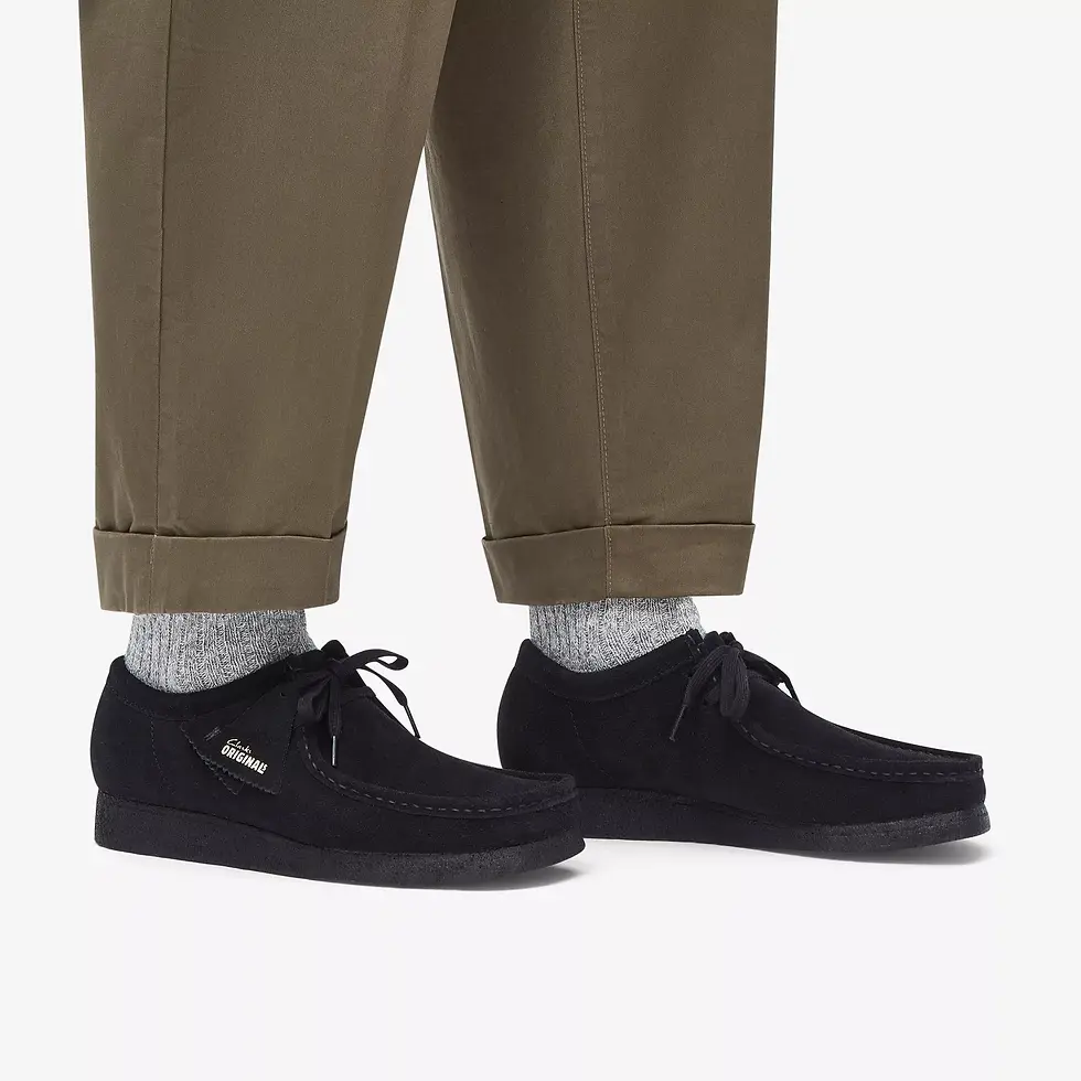 Thumbnail: Clarks Wallabee Black Suede