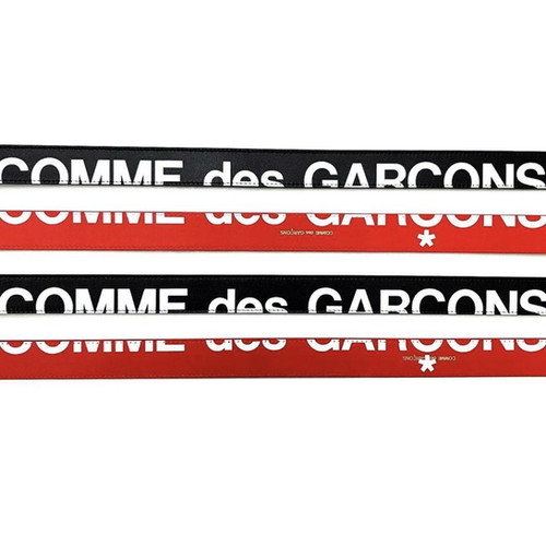 COMME des GARCONS HUGE LOGO ブラックベルト COMME des GARCONS（コムデギャルソン） HUGE LOGO BELT SA0911HL