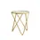 Thumbnail: METALLIC CROSS END TABLE