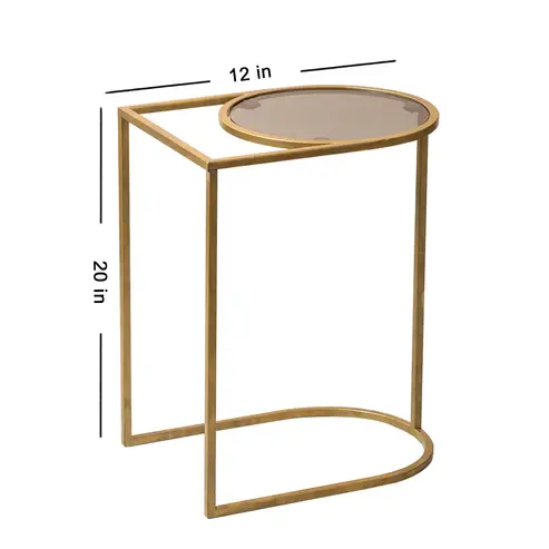 Thumbnail: METALLIC MAGAZINE ENDTABLE