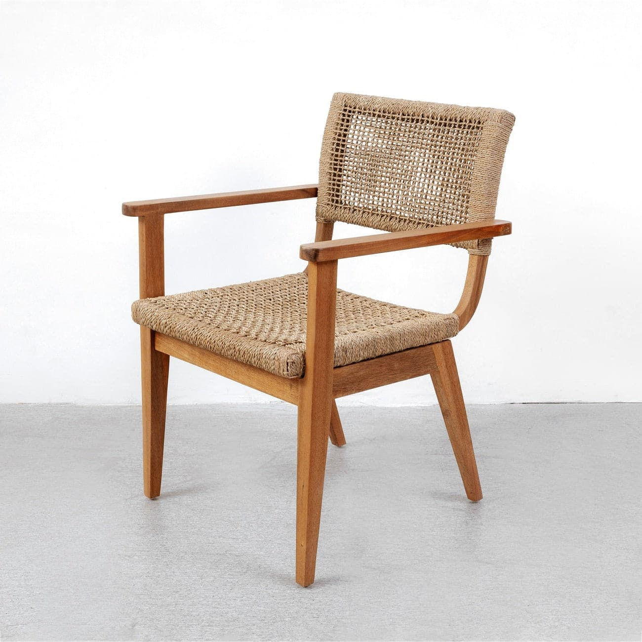 HAND WOVEN DINING CHAIR