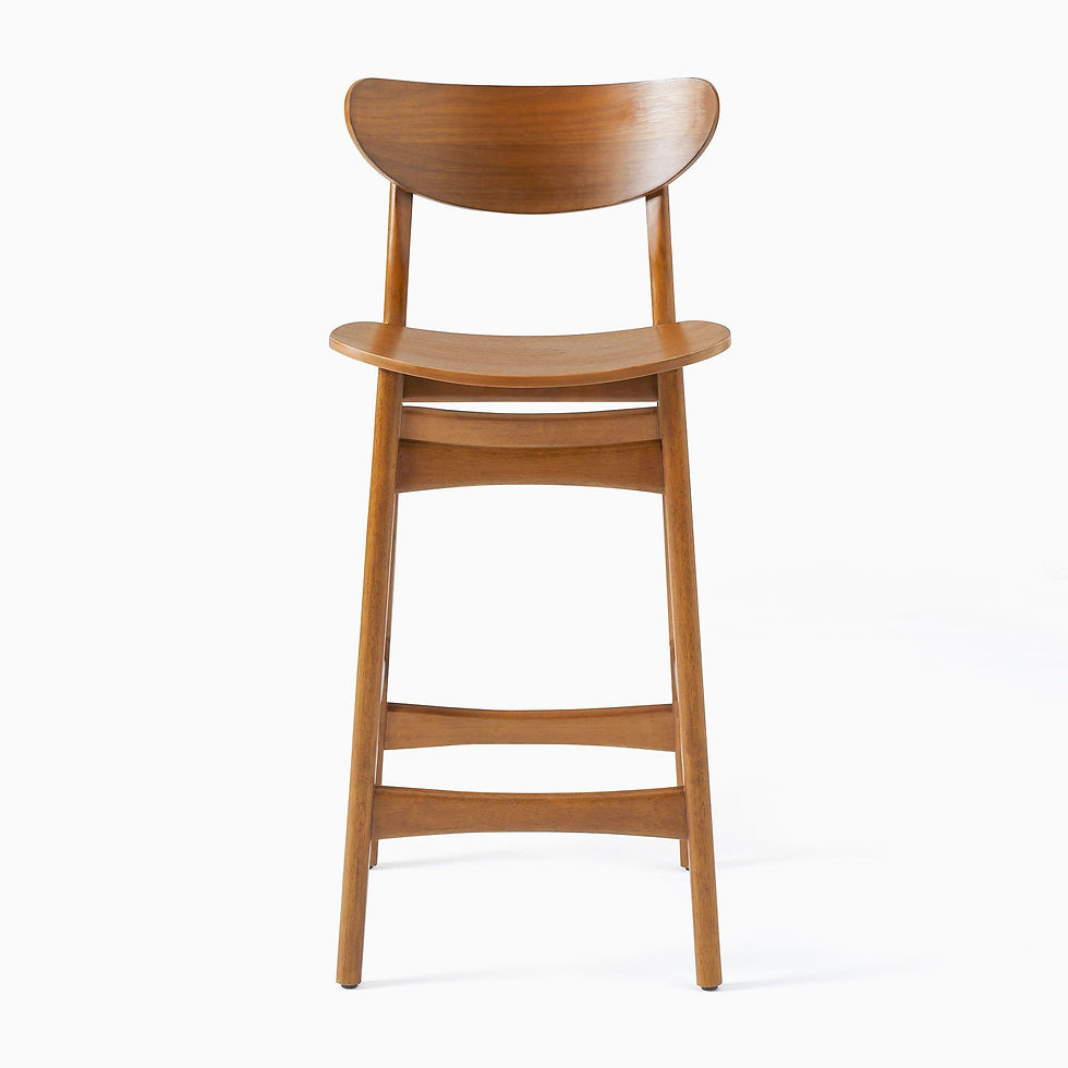Thumbnail: CLASSIC CAFE BAR & COUNTER STOOL FRONT VIEW