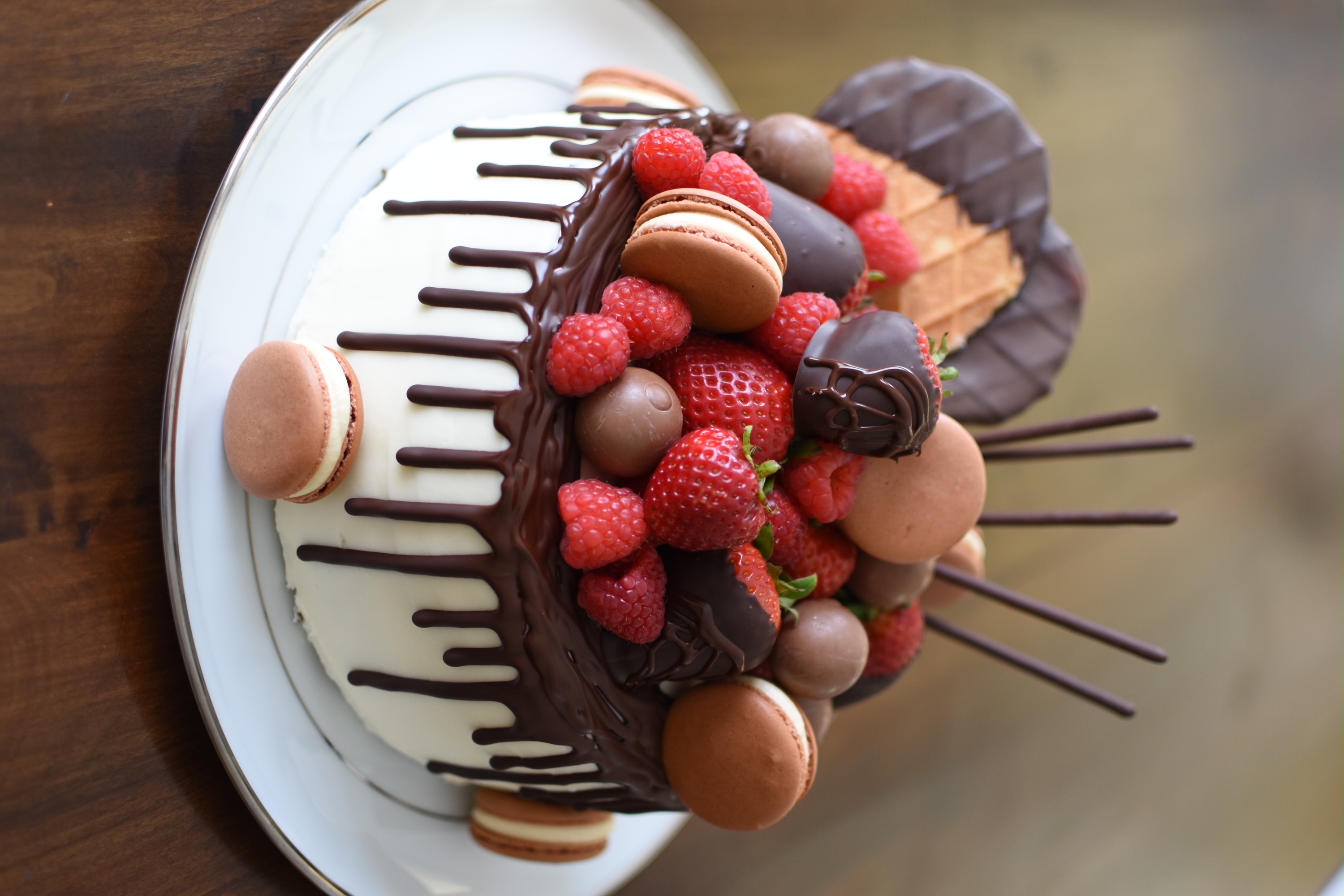 Arranged Food and Objects