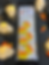 STACKED CANDY CORN 3 pc