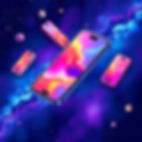 i need a colorful image of phones in space.jpg