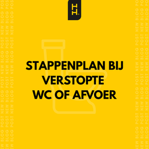 Stappenplan bij verstopte wc of afvoer