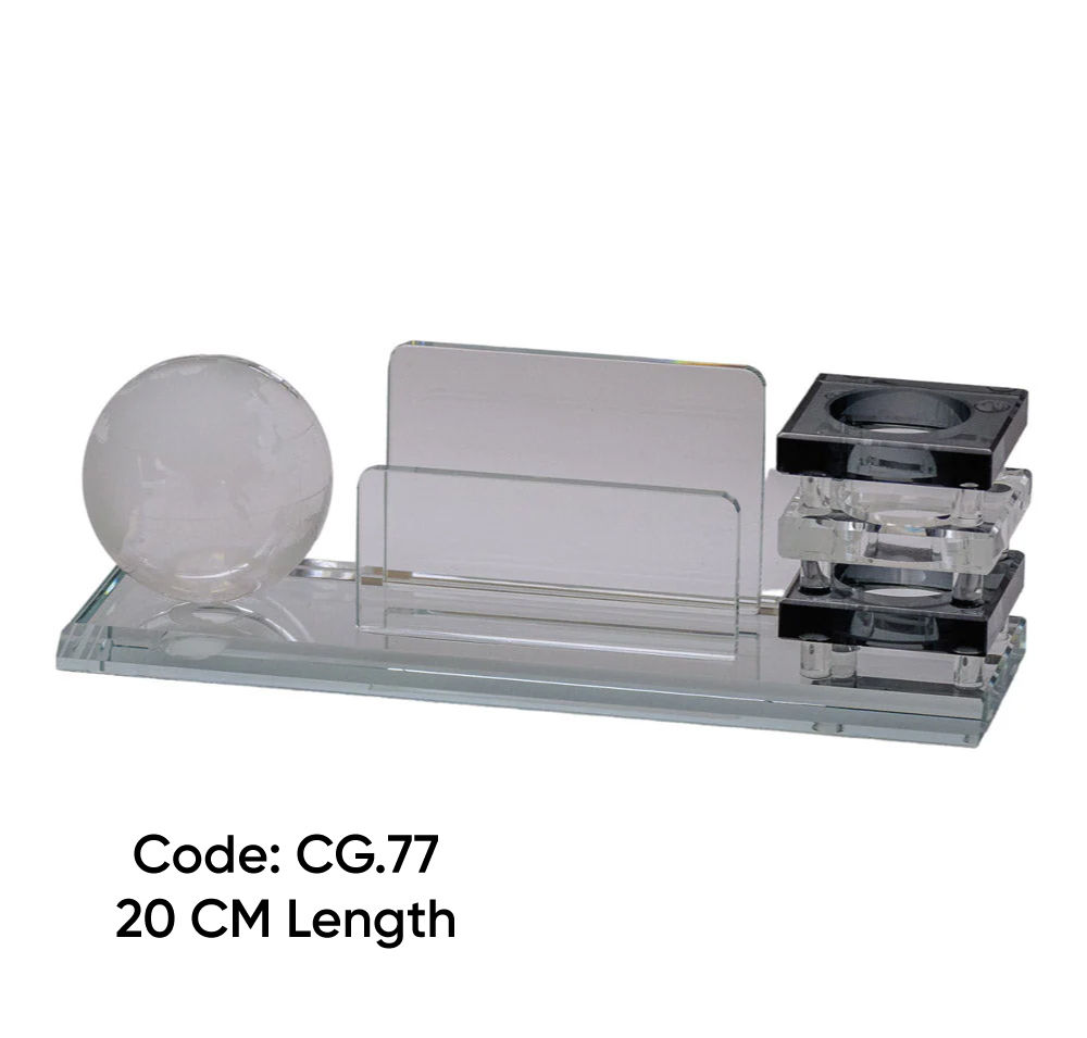 CG.77 -- Crystal Desk Set 20cm