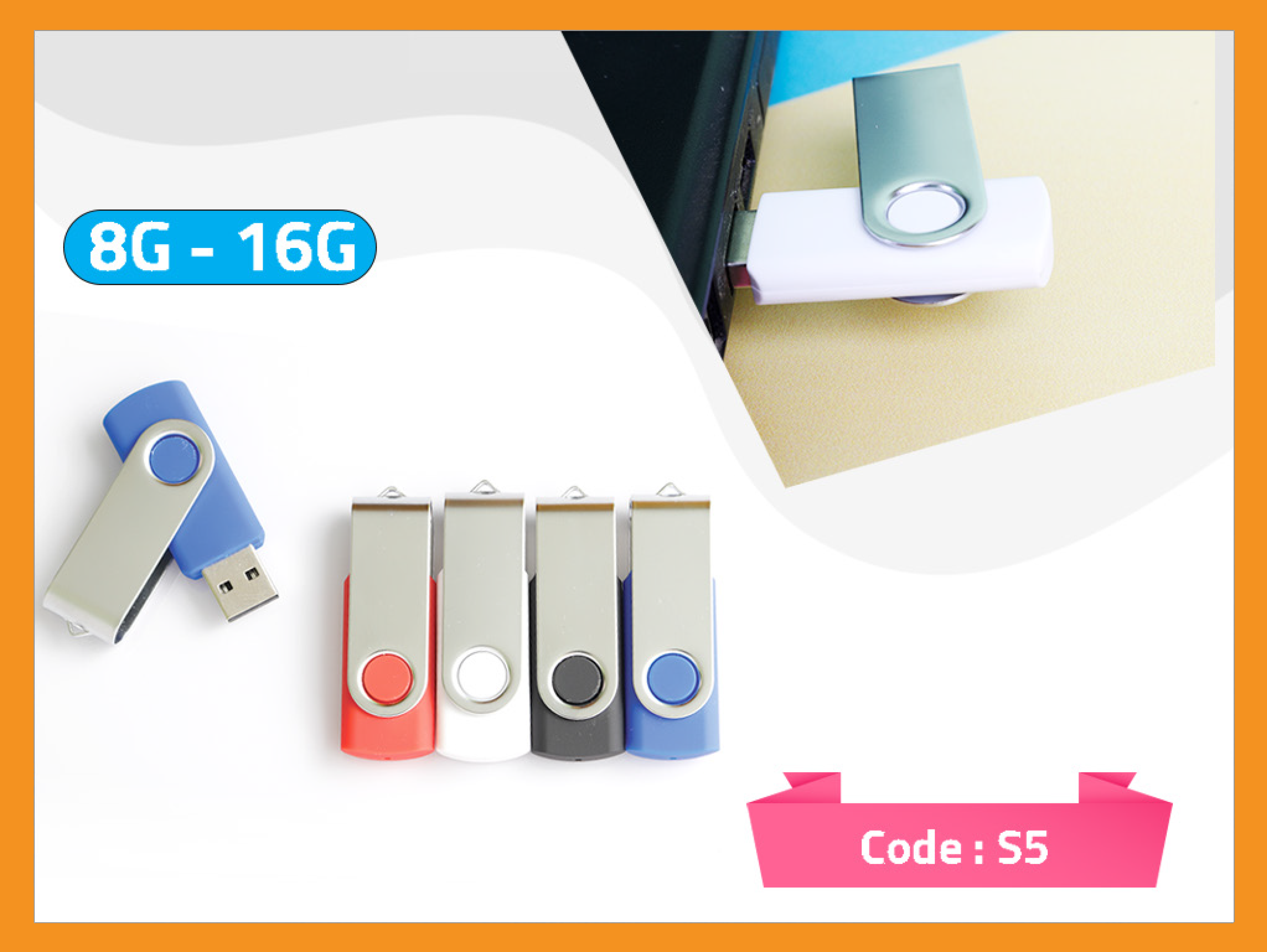 S5 -- Metal USB (8 GB)