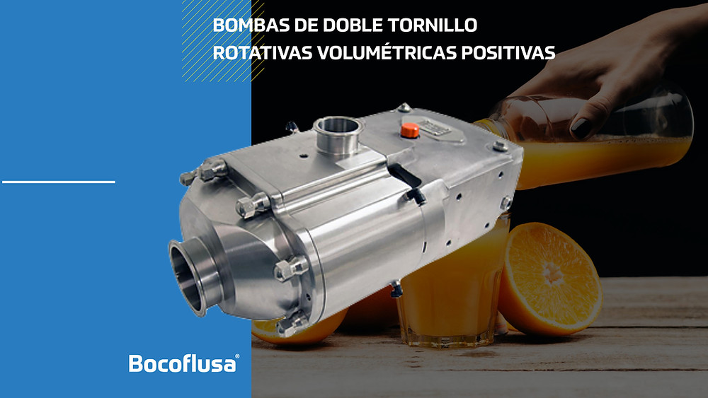 BOMBAS DE DOBLE TORNILLO ROTATIVAS VOLUMÉTRICAS POSITIVAS, BOCOFLUSA, WAUKESHA